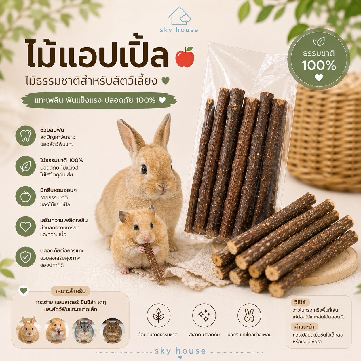 ไม้แอปเปิ้ล